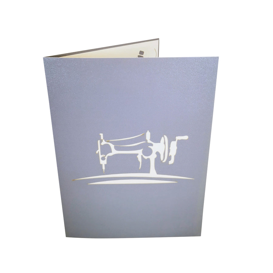 Sewing Machine 3D Pop Up Card UK