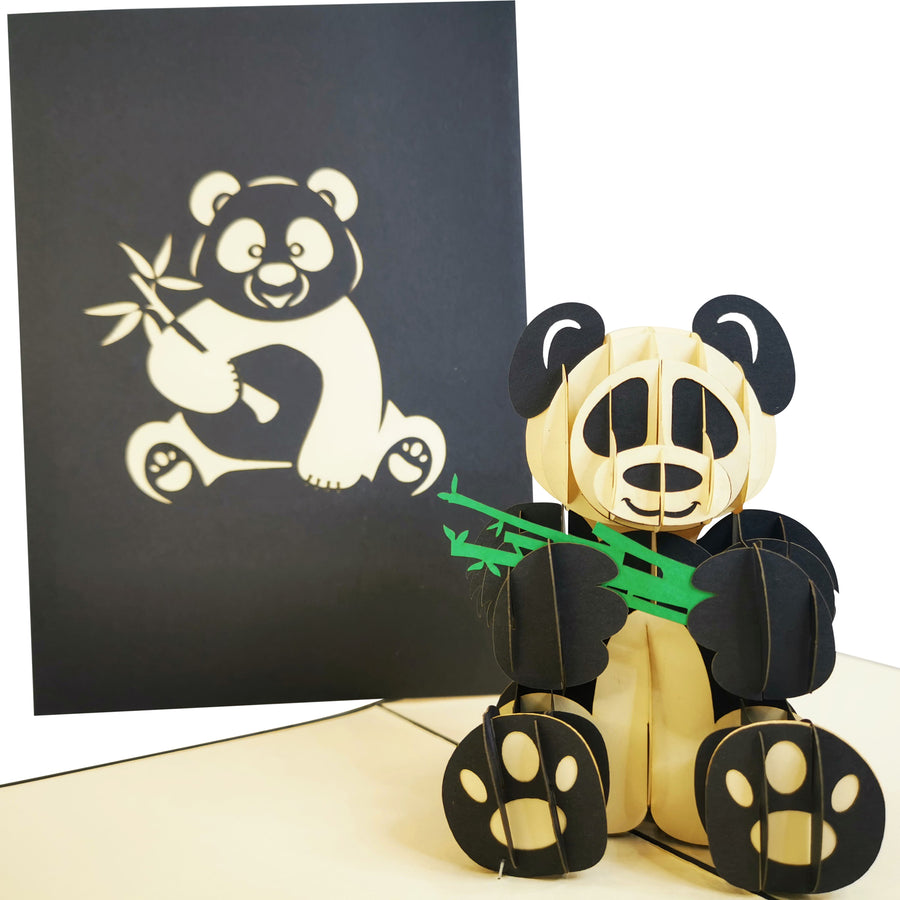 Panda 3D Pop Up Card UK