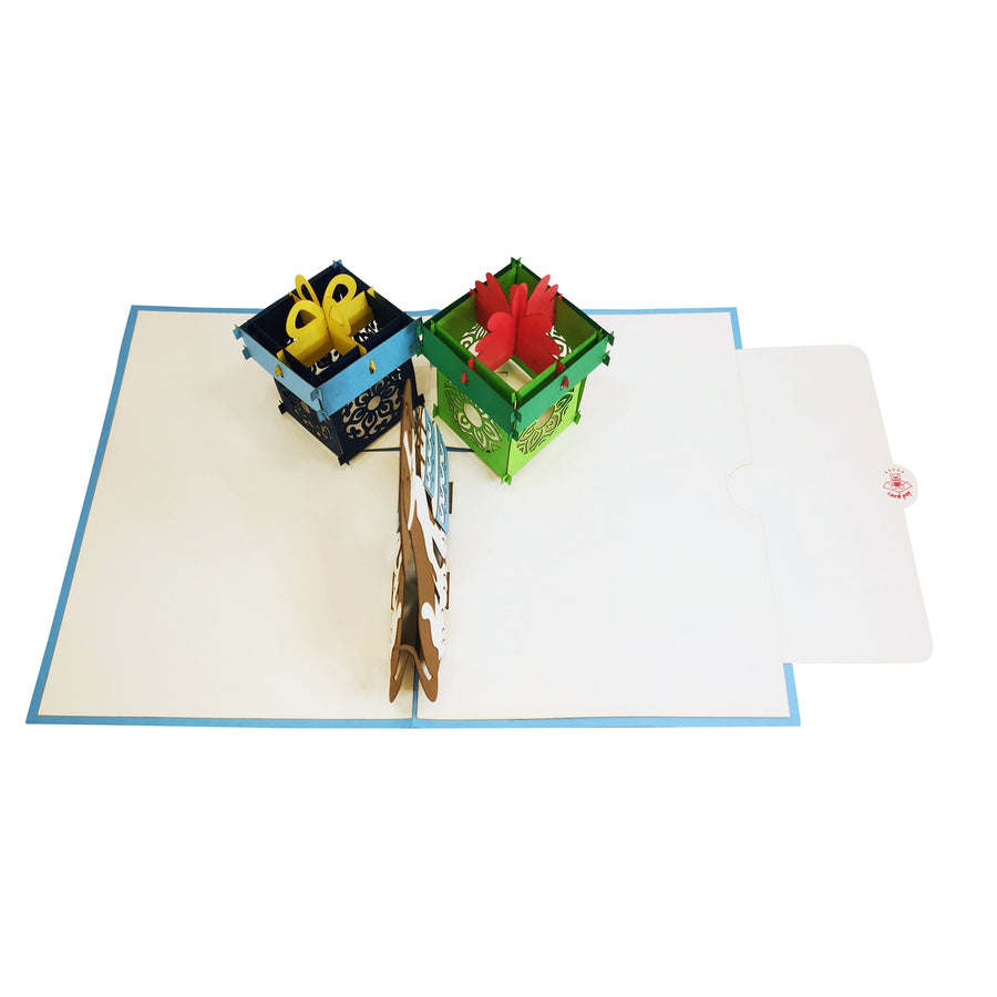 Birthday Dog 3D Pop Up Card UK