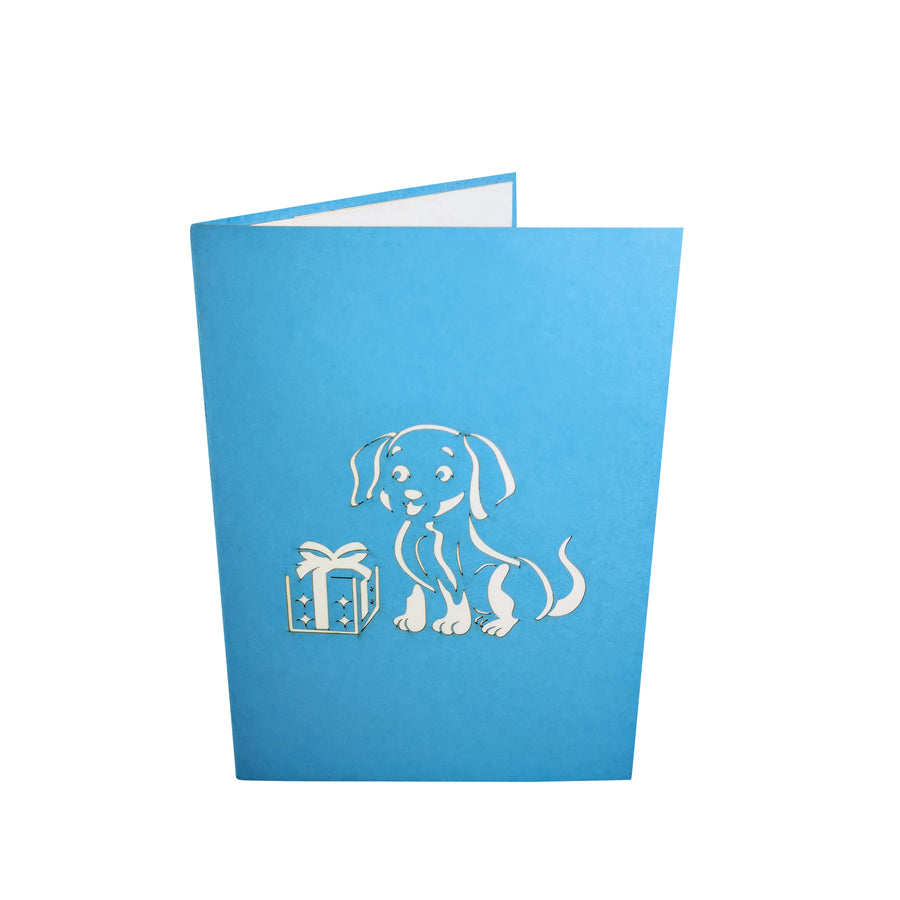 Birthday Dog 3D Pop Up Card UK