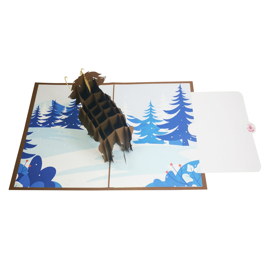 Ice Age Mammoth 3D Pop Up Card UK