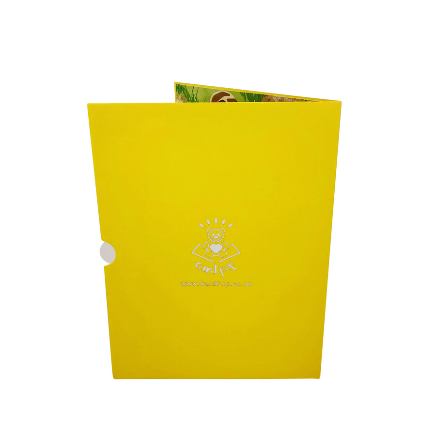 Jeep 4x4 Off Road Car in Green Pop Up Card UK