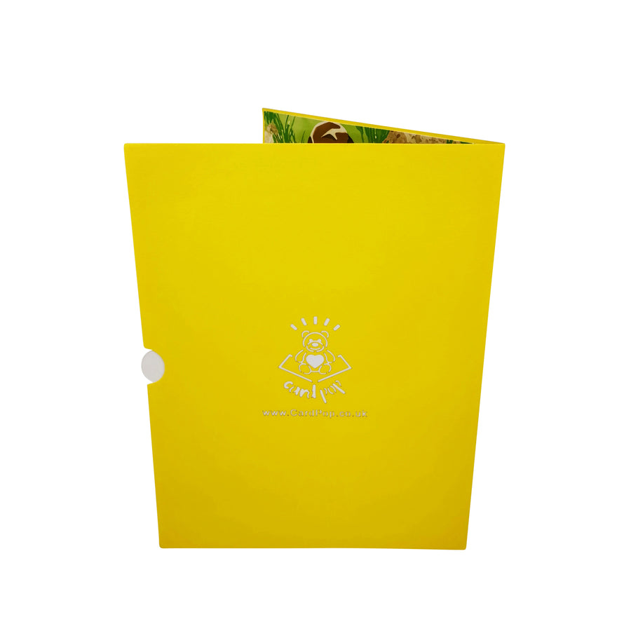 Jeep 4x4 Off Road Car in Blue Pop Up Card UK