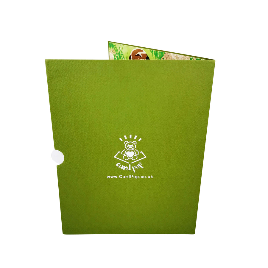 Jeep 4x4 Off Road Car in White Pop Up Card UK