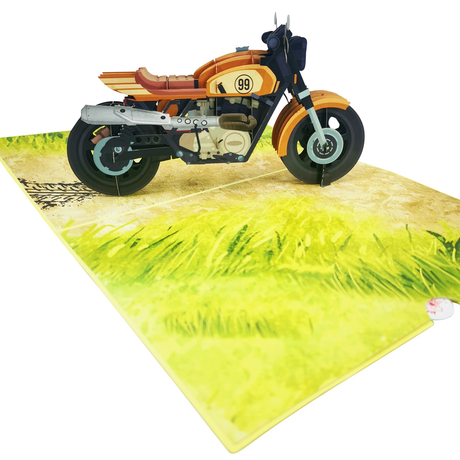 Super Motorbike 3D Pop Up Card UK