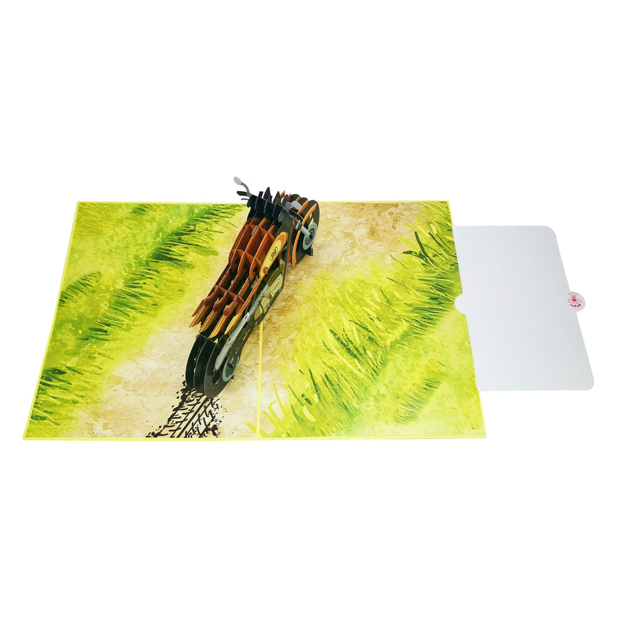 Super Motorbike 3D Pop Up Card UK