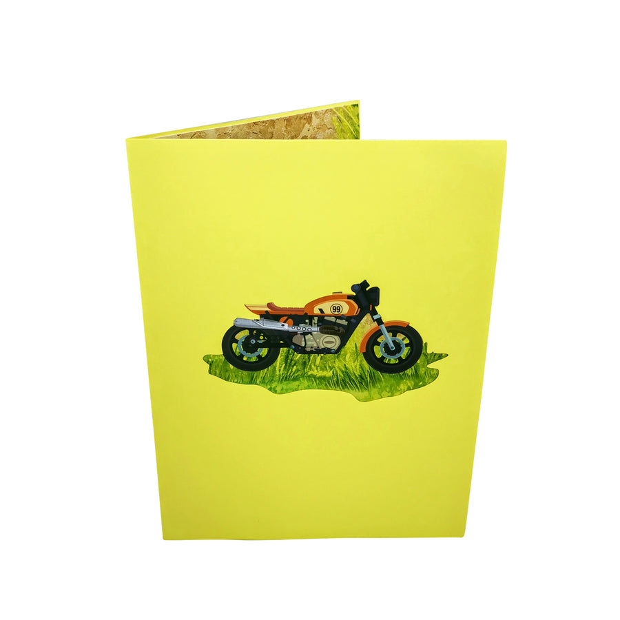 Super Motorbike 3D Pop Up Card UK