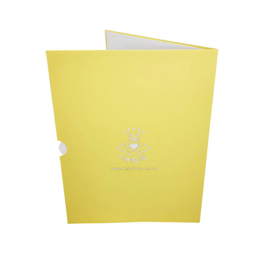 Galloping Horses Pop-Up Card