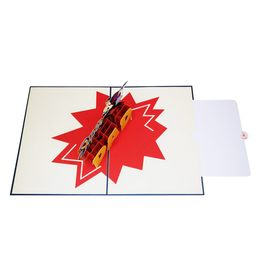 Super Dad 3D Pop Up Card UK