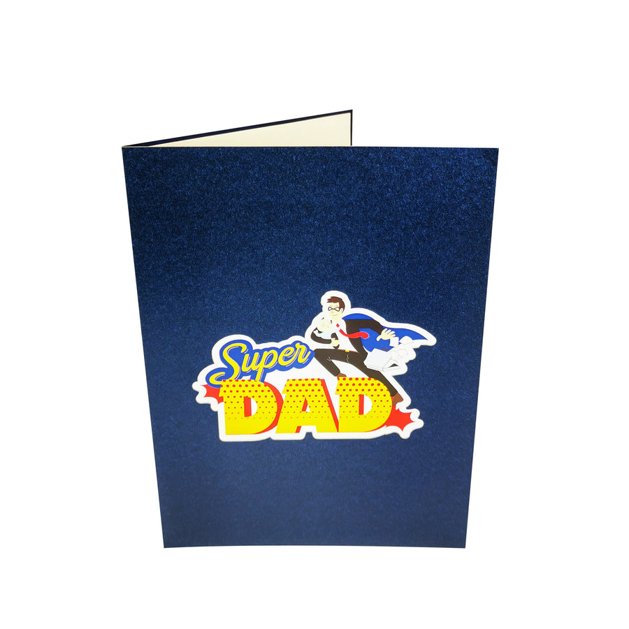 Super Dad 3D Pop Up Card UK