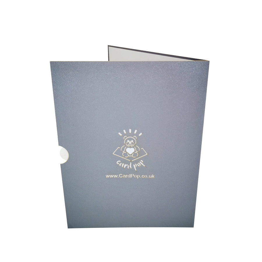 Best Dad Ever Trophy 3D Pop Up Card UK