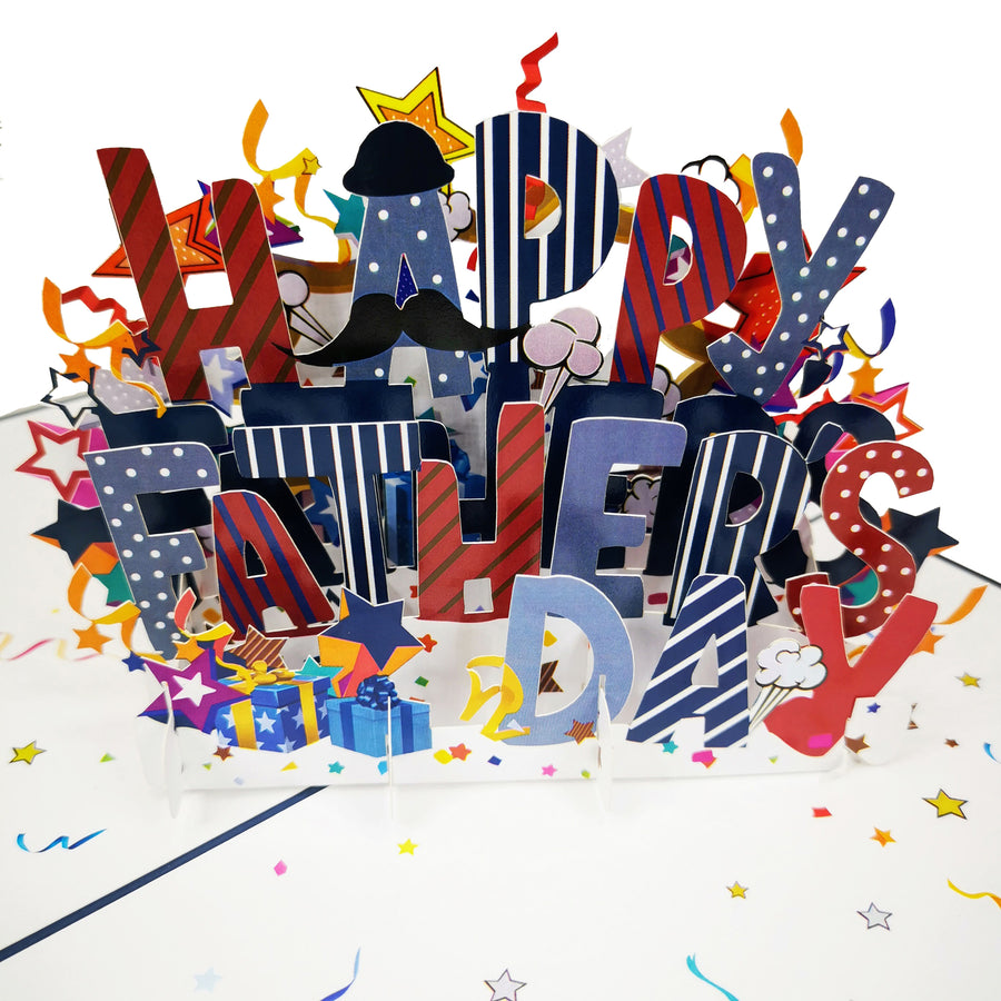 "Happy Father's Day" 3D Pop Up Card UK