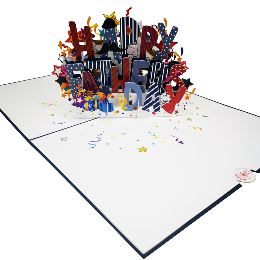 "Happy Father's Day" 3D Pop Up Card UK