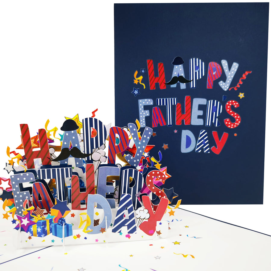 "Happy Father's Day" 3D Pop Up Card UK