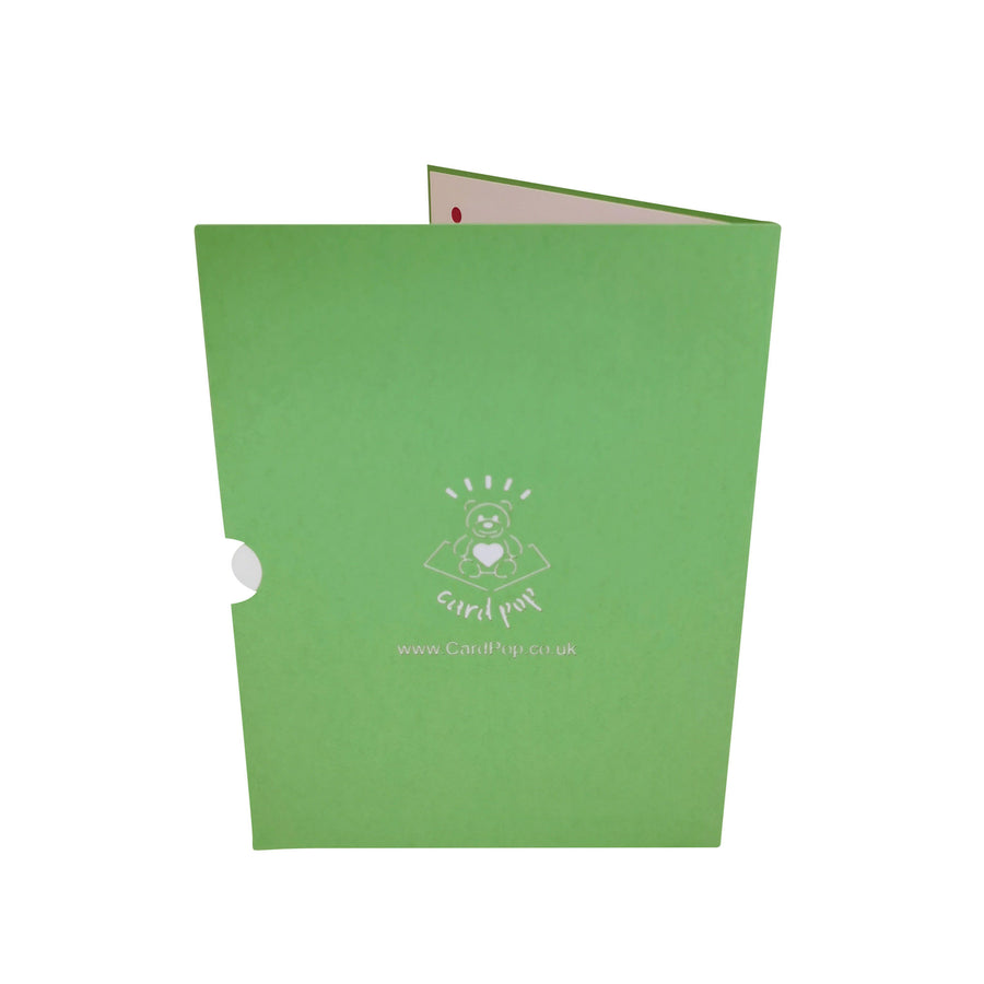 Champagne Bubbles 3D Pop Up Card UK