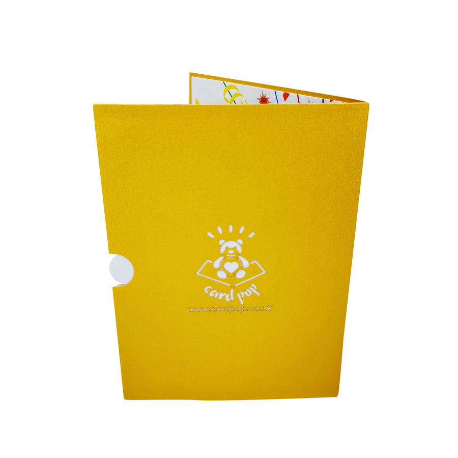 Champagne Celebration 3D Pop Up Card UK