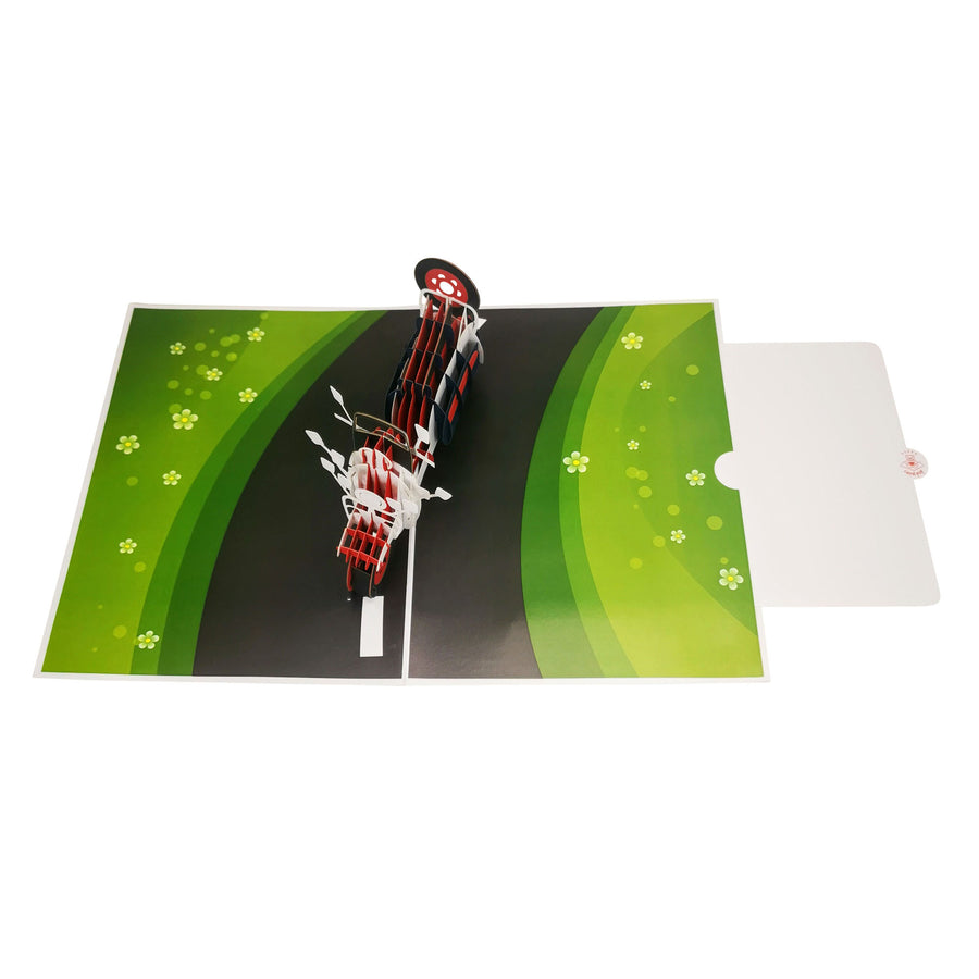 Lambretta 3D Pop Up Card UK