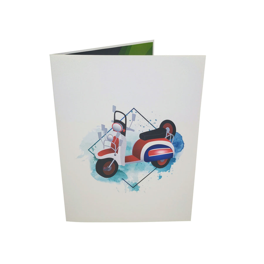 Lambretta 3D Pop Up Card UK