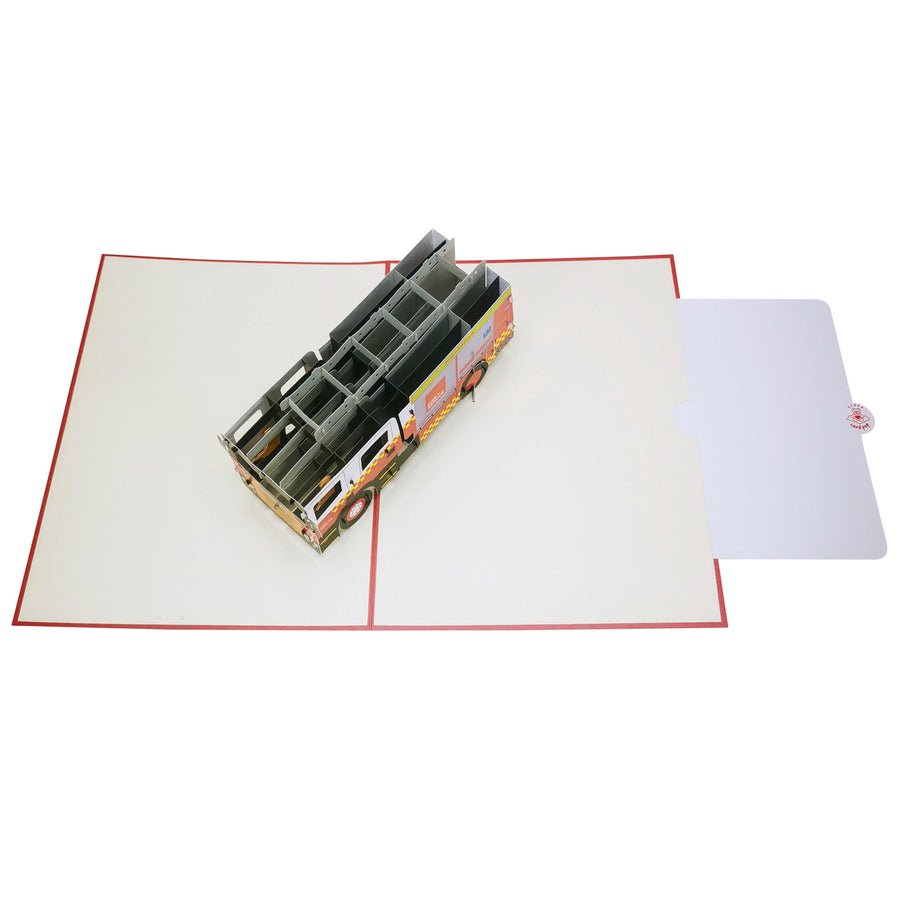 Fire Engine 3D Pop Up Card UK