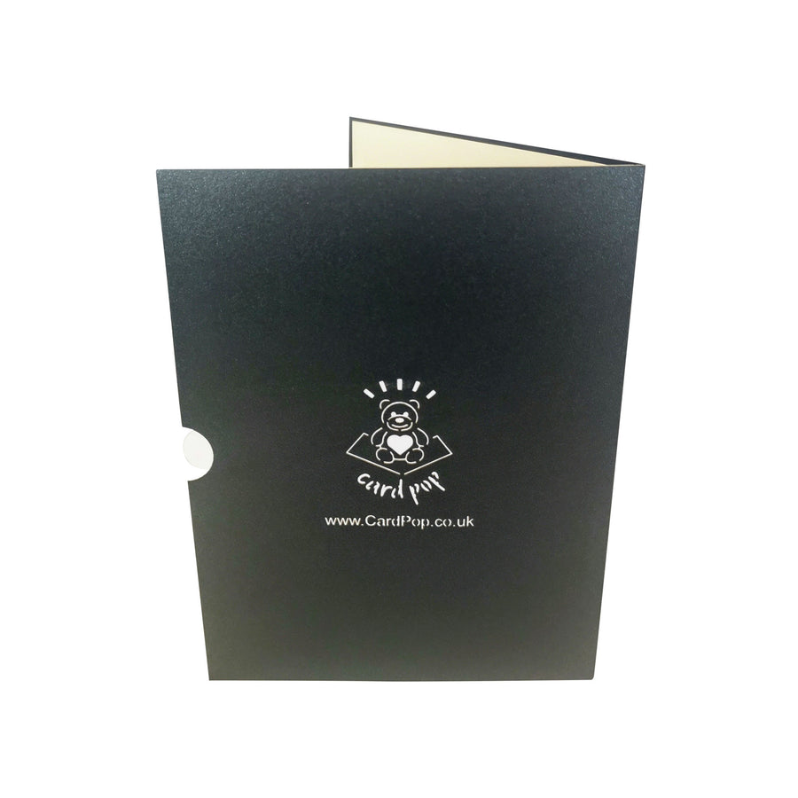 American Cop Car 3D Pop Up Card UK