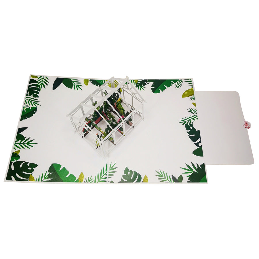 Greenhouse 3D Pop Up Card UK