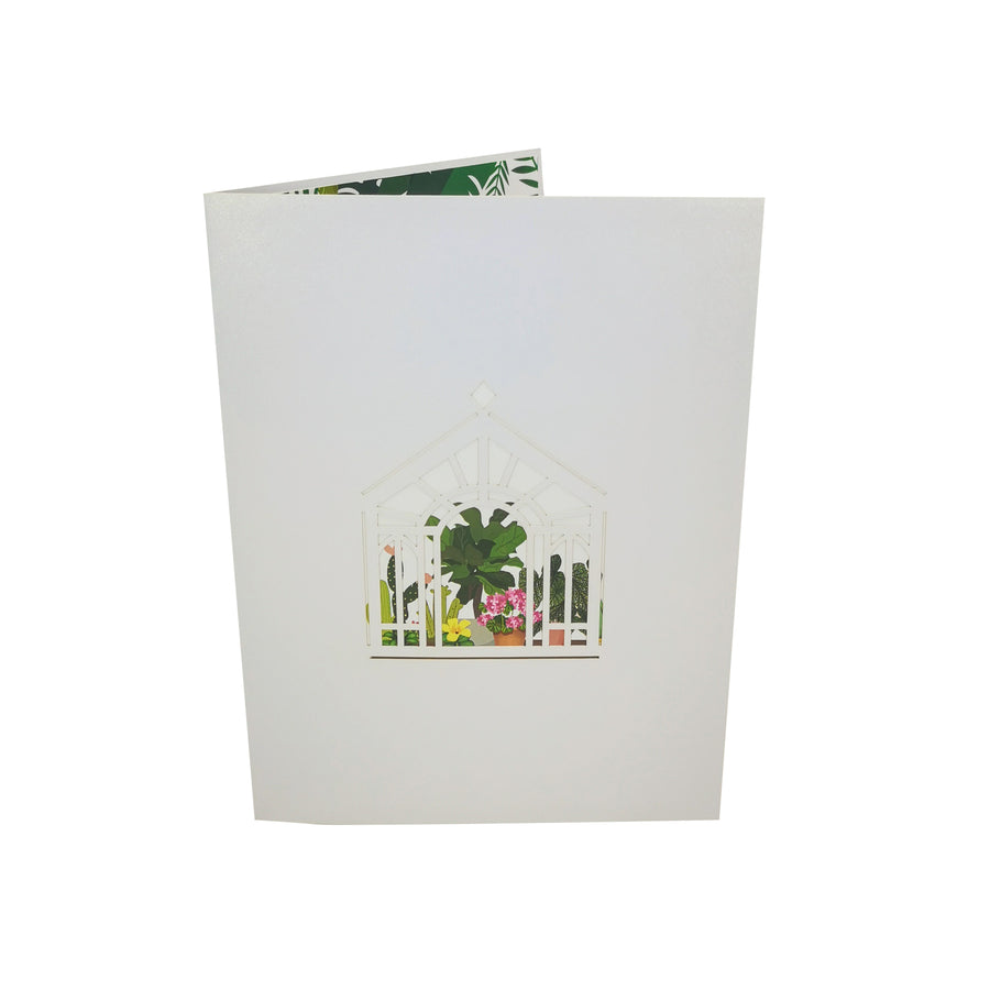 Greenhouse 3D Pop Up Card UK
