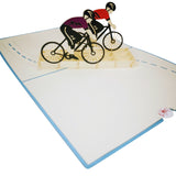 Cycling 3D Pop Up Card UK