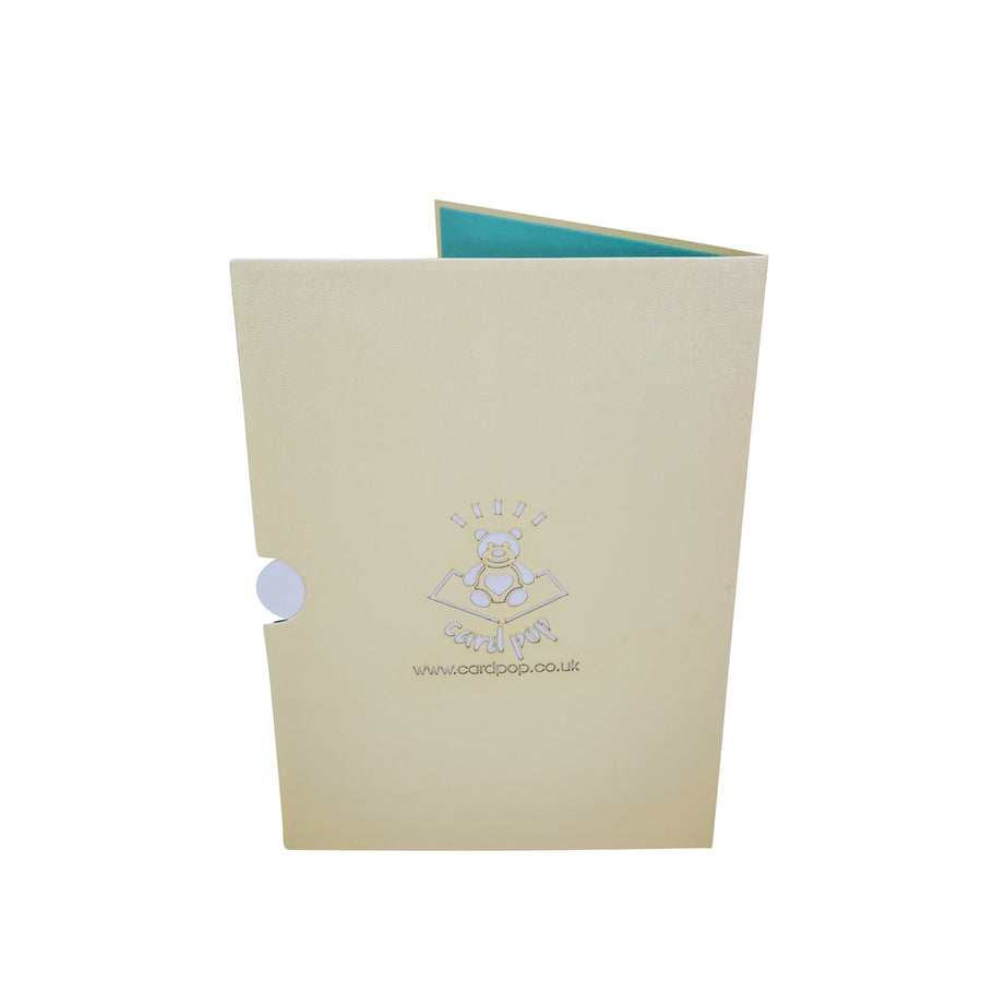 Vespa Scooter Motorbike 3D Pop Up Card UK