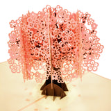 Large Cherry Blossom Tree 3D Pop Up Card UK