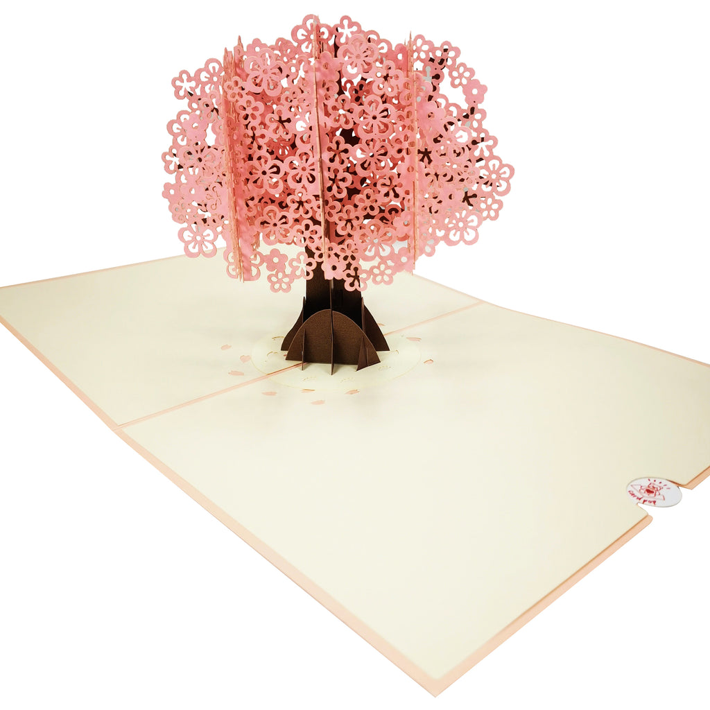 Large Cherry Blossom Tree Pop Up Card Uk