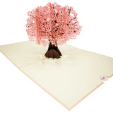 Large Cherry Blossom Tree 3D Pop Up Card UK