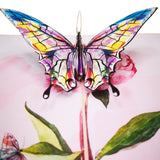 Watercolour Butterfly 3D Pop Up Card UK