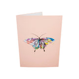 Watercolour Butterfly 3D Pop Up Card UK