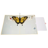 Butterfly On Spring Blossom 3D Pop Up Card UK