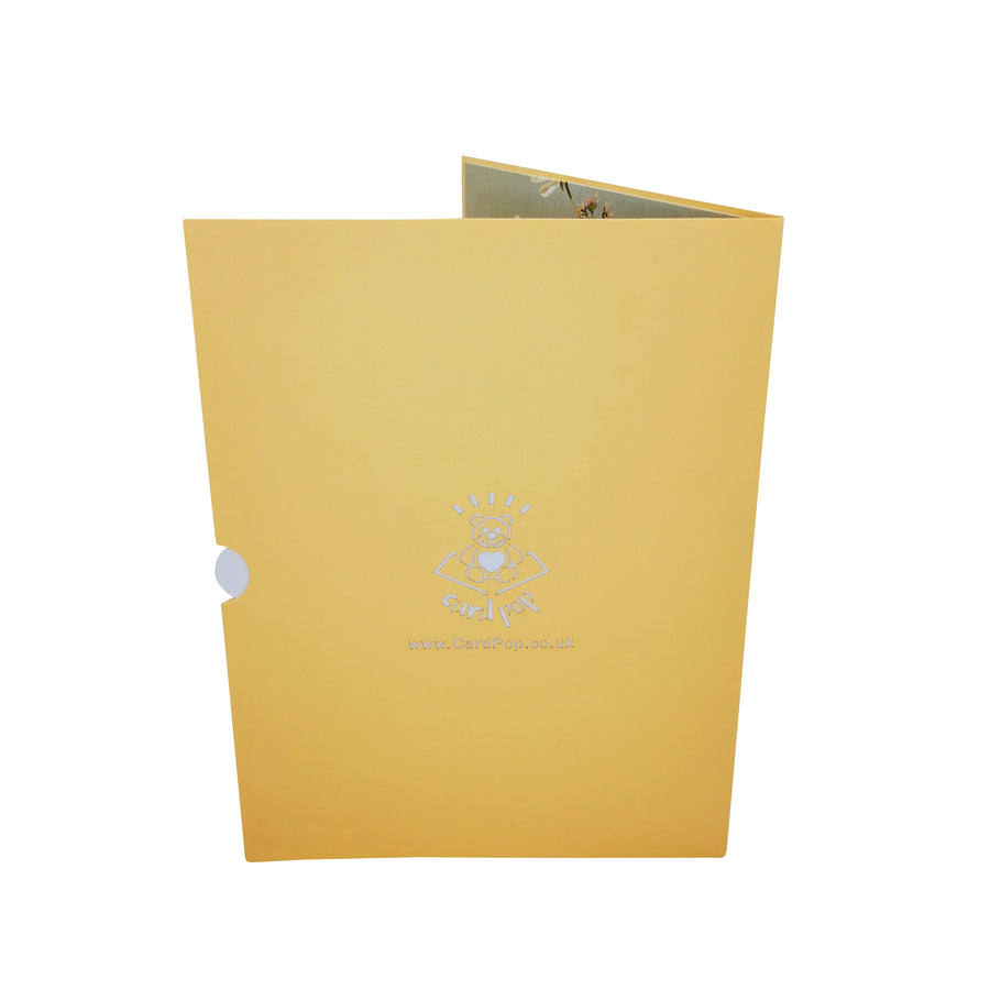 Butterfly On Spring Blossom 3D Pop Up Card UK