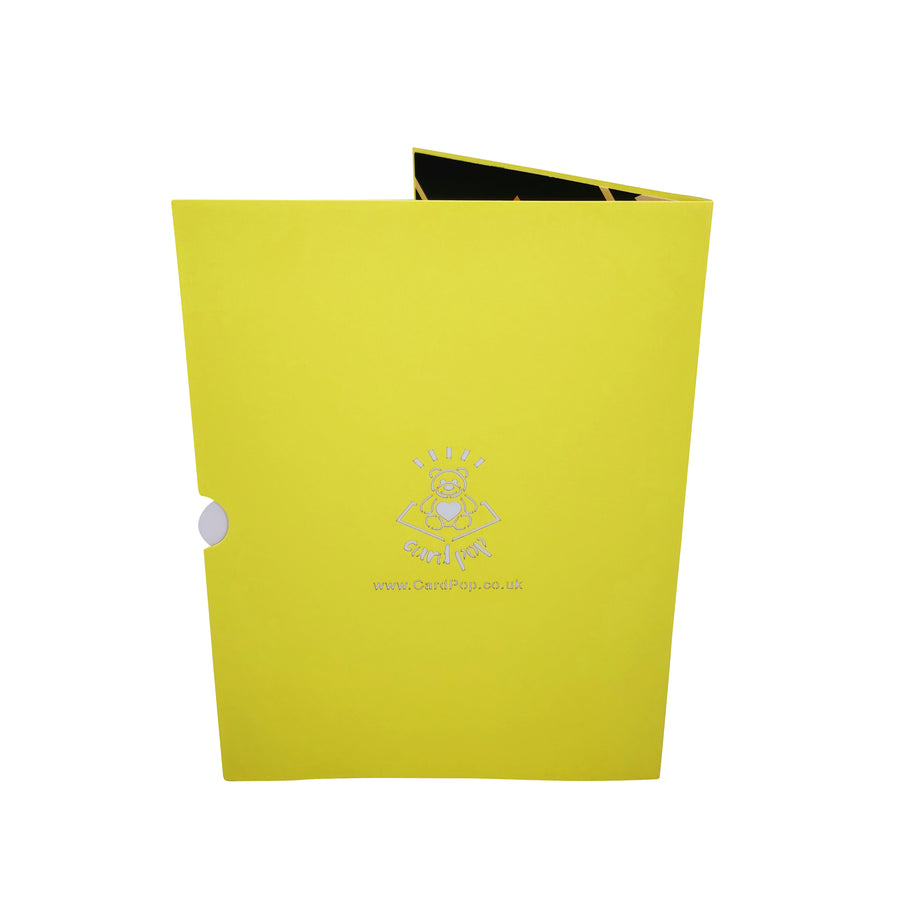 Coupe Car Sunset Cruising Pop-Up Card