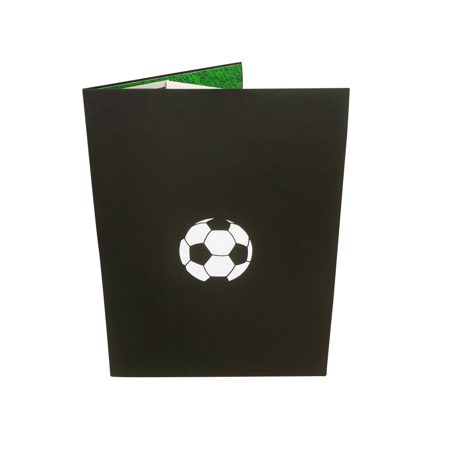 Football & Goal 3D Pop Up Card UK