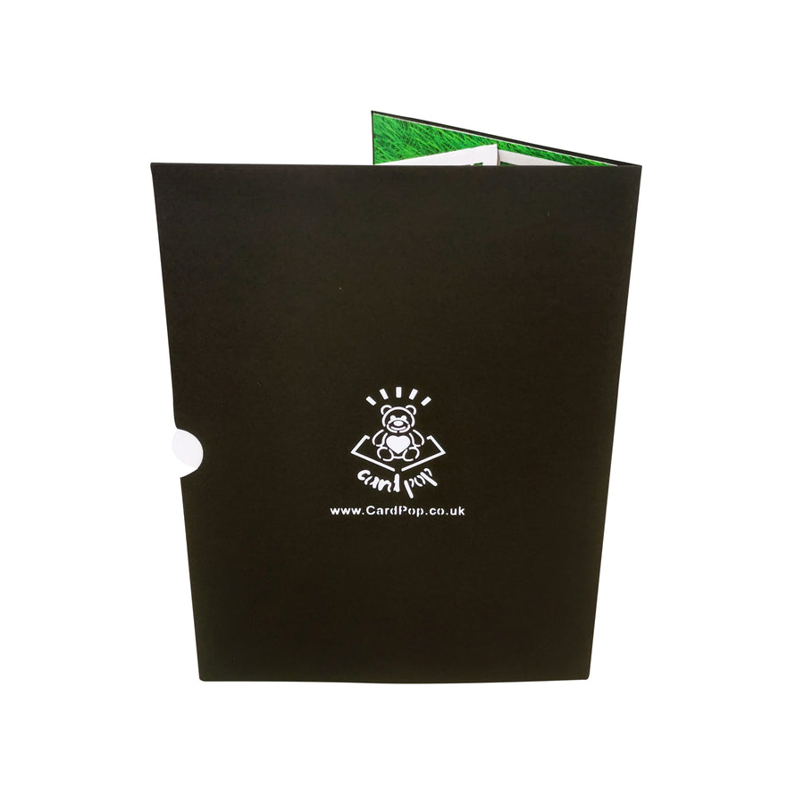 Football & Goal 3D Pop Up Card UK