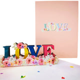 "Love" 3D Pop Up Card UK