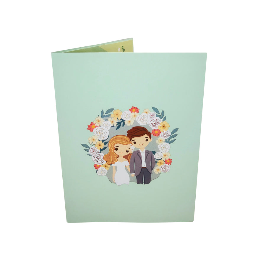 Wedding Flower Arch 3D Pop Up Card UK