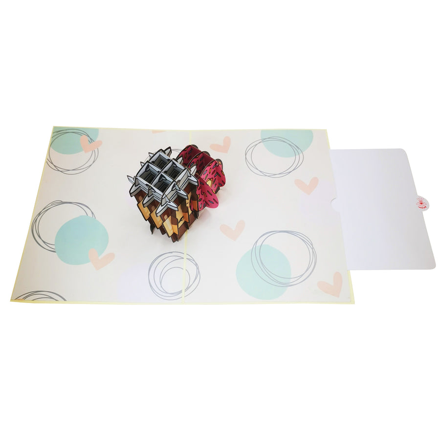 Coffee & Donuts 3D Pop Up Card UK