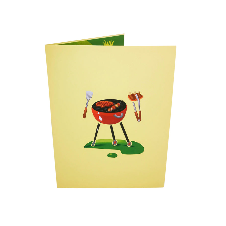 BBQ Picnic 3D Pop Up Card UK