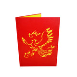 Phoenix from the Flames 3D Pop Up Card UK