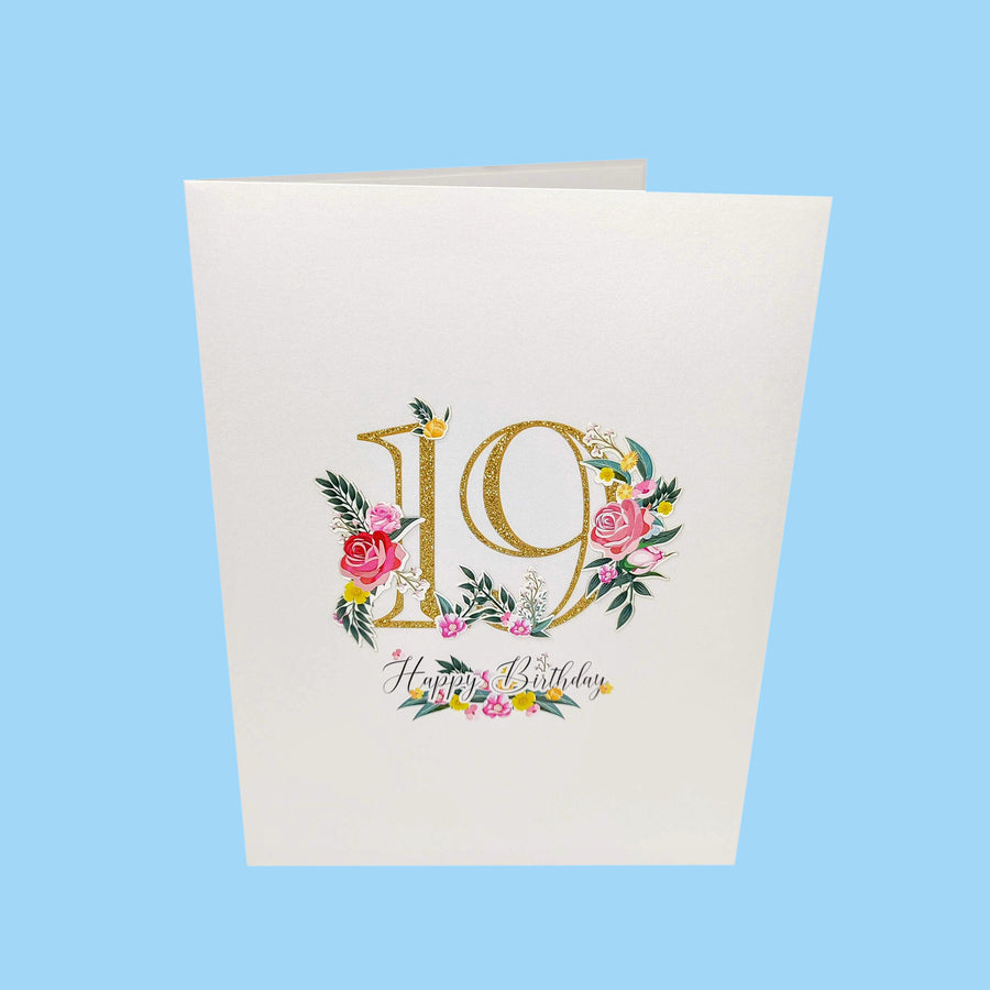 Ninetieth Birthday 3D Pop-Up Card UK