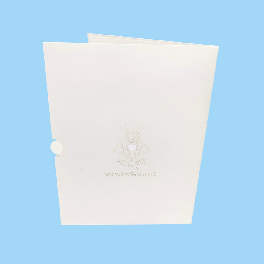 Fiftieth Birthday 3D Pop-Up Card UK