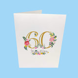 Sixtieth Birthday 3D Pop-Up Card UK