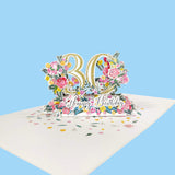 Thirtieth Birthday 3D Pop-Up Card UK