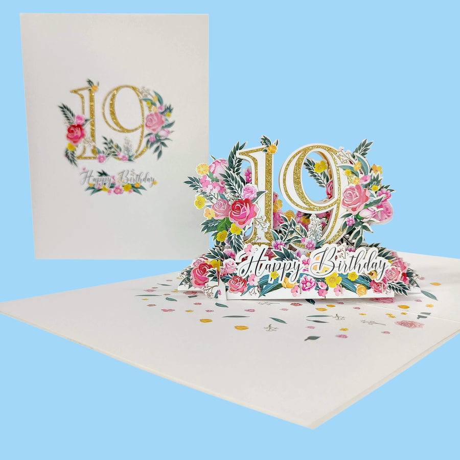 Ninetieth Birthday 3D Pop-Up Card UK