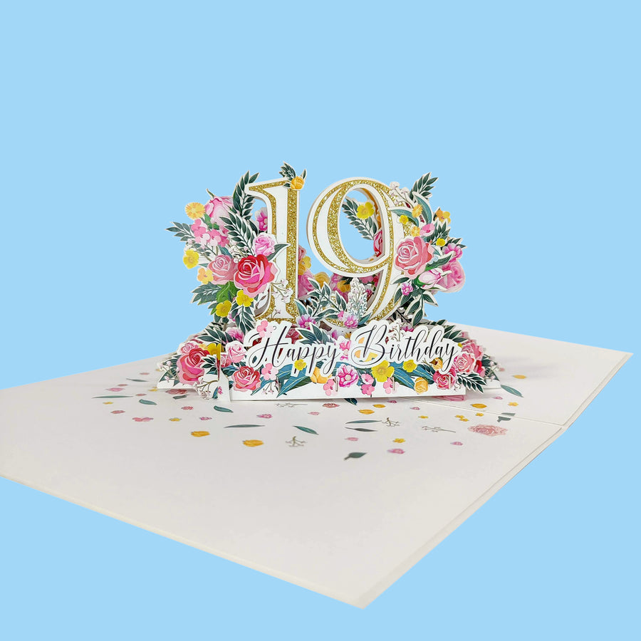 Ninetieth Birthday 3D Pop-Up Card UK