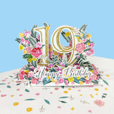 Ninetieth Birthday 3D Pop-Up Card UK